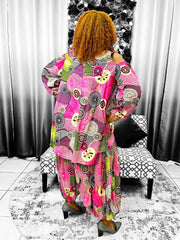 Circle Print Harem Style Pant Set - Multi Colors available Dazzled By B